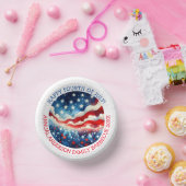 ハッピー7月4日 パーソナライズされた ペーパーボウル (パーティー)