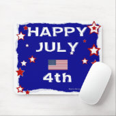 ハッピー7月4日 – 独立の日 – マウスパッド (マウス)