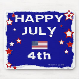 ハッピー7月4日 – 独立の日 – マウスパッド