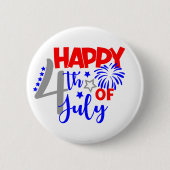 ハッピー7月4日 缶バッジ (正面)