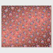 ハッピー7月4日I愛するアメリカ愛国的格言 ラッピングペーパー (フラット)