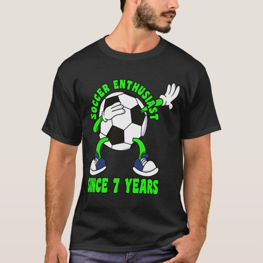ハッピー7誕生日7歳ダビングサッカー第7戦 Tシャツ (正面)