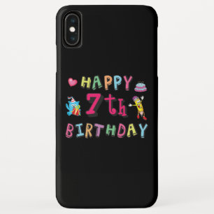 ハッピー7誕生日。7歳。 iPhone XS MAXケース
