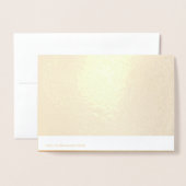 ハッピー7金ゴールド誕生日 箔カード (裏面封筒付き)