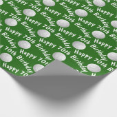 ハッピー70誕生日ゴルフボール ラッピングペーパー (角)