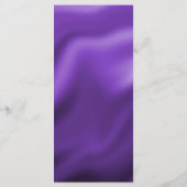 ハッピー70誕生日パープルグリッターフォイルメニュー メニュー (裏面)