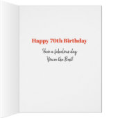 ハッピー70誕生日70ナンバー写真コラージュ大 (内側(右))