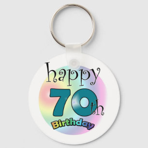ハッピー70誕生日 キーホルダー