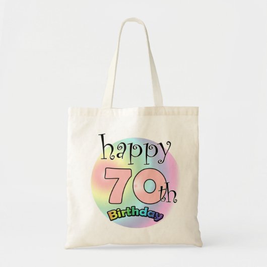 ハッピー70誕生日（ローゼ） トートバッグ (正面)