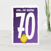 ハッピー70th誕生日 カード (正面)