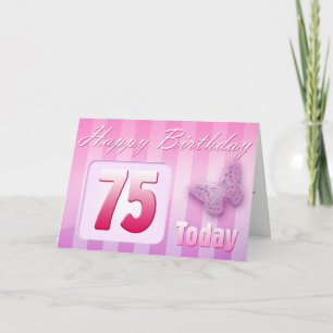 ハッピー75誕生日グランドマザー素晴らし – おばさんママ カード