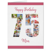 ハッピー75誕生日ドータービッグ75フォトコラージュ (正面)