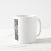 ハッピー75誕生日運河ボート コーヒーマグカップ (正面右)