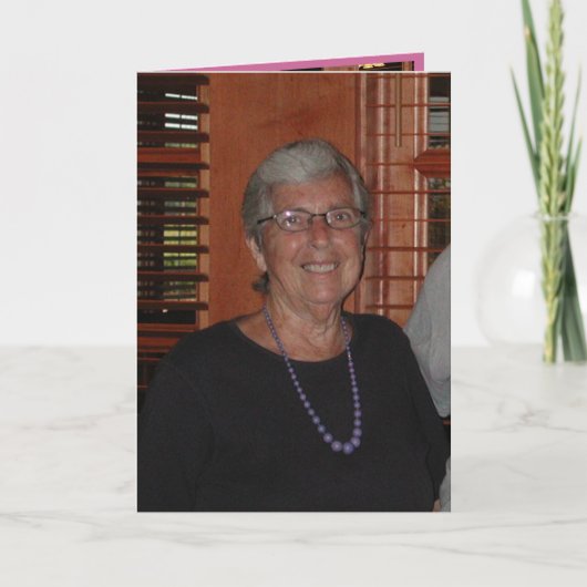 ハッピー75誕生日 カード (正面)