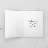 ハッピー75th誕生日カード カード (内部)