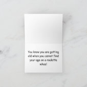 ハッピー75th誕生日ルーレットホイール カード (内部)