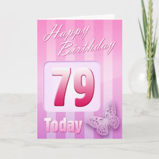 ハッピー79th誕生日グランドマザ素晴らしーおばさん カード