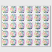 ハッピー8誕生日(ローゼ) ラッピングペーパー (フラット)