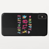 ハッピー8誕生日。日産8年 Case-Mate iPhoneケース (裏面(横))