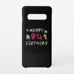 ハッピー8誕生日。日産8年 SAMSUNG GALAXY S10ケース<br><div class="desc">ハッピー8誕生日。そしておもしろい、素敵なテディベアと可愛い誕生日のデザインギフトと鉛筆のおもしろい誕生日の願いを持つ書。洋服、シャツ、アクセサリーに最適。</div>