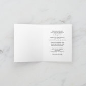 ハッピー80誕生日ピンクゴルフバッグオンゴルフコース カード (内部)