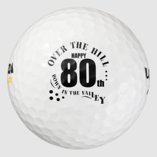 ハッピー80誕生日 ゴルフボール