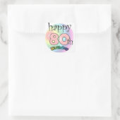 ハッピー80誕生日（ローゼ） スクエアシール (バッグ)