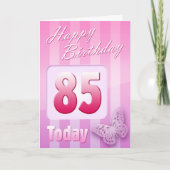 ハッピー85誕生日グランドマザー素晴らし – おばさんムーム カード (正面)