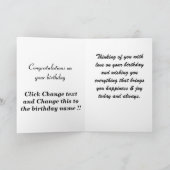 ハッピー85誕生日グランドマザー素晴らし – おばさんムーム カード (内部)