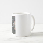 ハッピー85誕生日運河ボート コーヒーマグカップ (正面右)