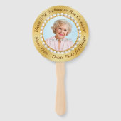 ハッピー87th誕生日パーティーアイディア。フォトパーティーファン ハンドファン (正面)