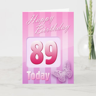 ハッピー89th誕生日グランドマザ素晴らしーおばさん カード