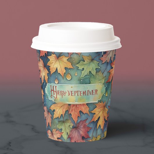 ハッピー9月 紙コップ