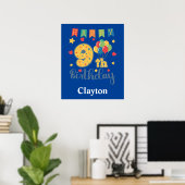 ハッピー9誕生日ポスター ポスター (ホームオフィス)