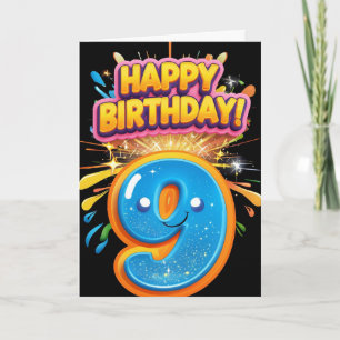 ハッピー9誕生日 カード