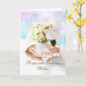 ハッピー90誕生日マザー カード (黄色い花)