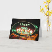 ハッピー90誕生日ママ カード (黄色い花)