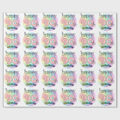 ハッピー90誕生日(ローゼ) ラッピングペーパー (フラット)