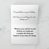 ハッピー95誕生日グランド母素晴らし母叔母ママ カード (内部)