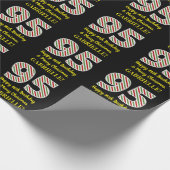 ハッピー95誕生日&メリークリスマス,名前をカスタムする ラッピングペーパー (角)