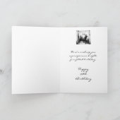 ハッピー99誕生日カスタムヴィンテージシカ カード (内部)