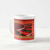 ハッピー99誕生日ルーレットホイール コーヒーマグカップ (正面左)