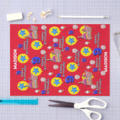 ハッピー9th誕生日ティッシュペーパー#9赤 薄葉紙 (クラフト)