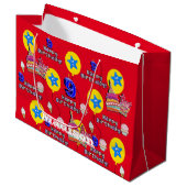 ハッピー9th誕生日抱き枕#9赤 ラージペーパーバッグ (正面アングル)