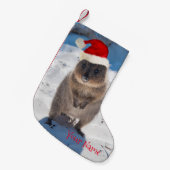 ハッピー&かわいいクッカオンザクリスマスビーチ スモールクリスマスストッキング (正面 (吊り時))