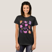 ハッピー アホロートル オーバーサイズ Tシャツ (正面フル)