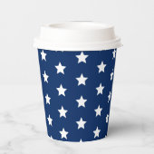 ハッピー!アメリカ合衆国国旗7月4日パーソナライゼーション 紙コップ (裏面)