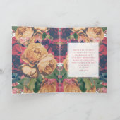 ハッピー アンティーク ローズ ヴィンテージ ボヘミアンマザーズデー カード (内部)