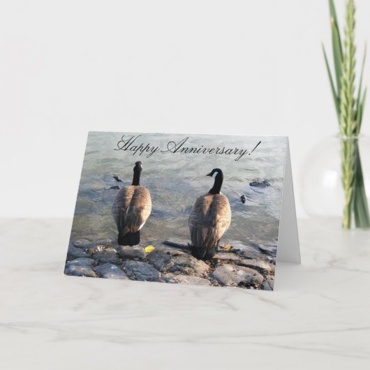 ハッピー・アンバニシャー(カナダの鵞鳥2枚) カード (正面)