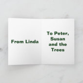 ハッピー・アーバー・デイ カード (内部)